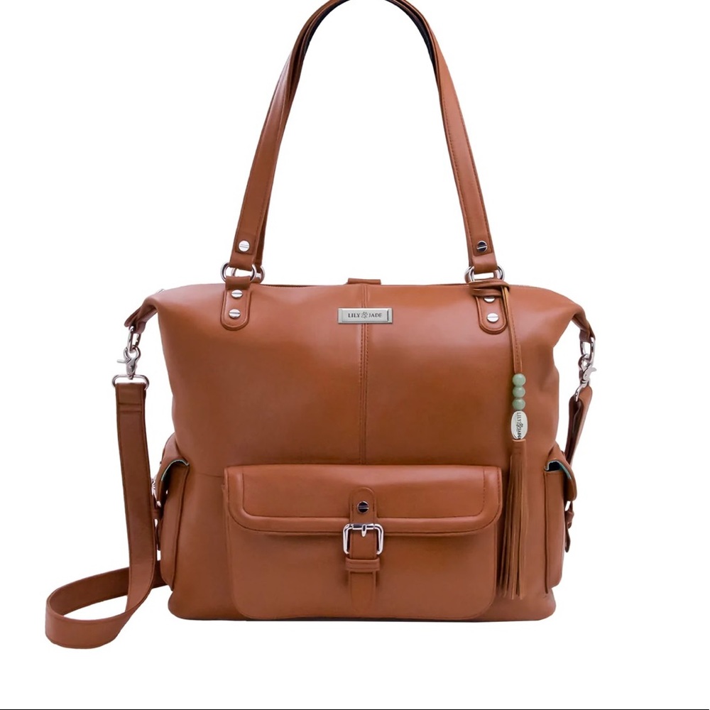 Lily Jade Meggan Bag Camel & Teal